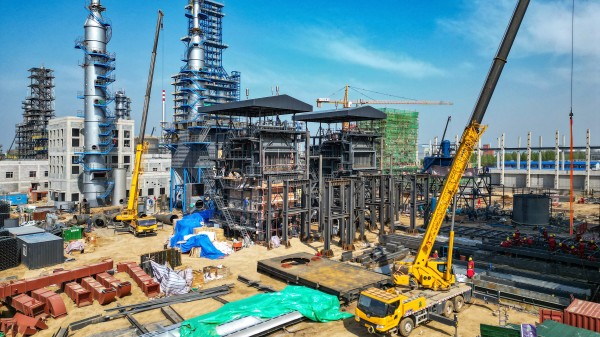 直擊一線！鄭鍋針狀焦余熱鍋爐項目建設全面提速